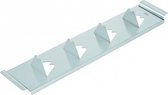 aardappelhouder barbecue 47,5 x 10 cm RVS zilver