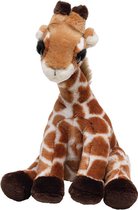 Pluche Giraffe knuffel van 24 cm - Dieren speelgoed knuffels cadeau - Giraffes Knuffeldieren