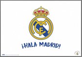 bureauonderlegger Real Madrid 34,5 x 49,5 cm PVC wit