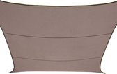 schaduwdoek 4 x 2,9 m polyester taupe