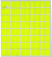 zelfklevende etiketten 12 x 18 mm papier rechthoek geel