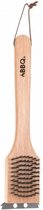 borstel voor barbecuereiniging hout 30 cm