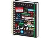 notitieboek Friends A5 karton zwart
