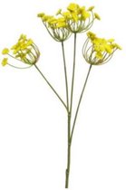 kunstplant Anethum Spray 68 cm zijde geel