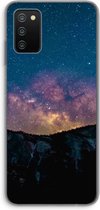 Case Company® - Samsung Galaxy A03S hoesje - Travel to space - Soft Cover Telefoonhoesje - Bescherming aan alle Kanten en Schermrand