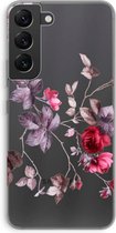 Case Company® - Samsung Galaxy S22 hoesje - Mooie bloemen - Soft Cover Telefoonhoesje - Bescherming aan alle Kanten en Schermrand