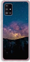 Case Company® - Samsung Galaxy A51 5G hoesje - Travel to space - Soft Cover Telefoonhoesje - Bescherming aan alle Kanten en Schermrand