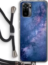 Case Company® - Xiaomi Redmi Note 10 Pro hoesje met Koord - Nebula - Telefoonhoesje met Zwart Koord - Bescherming aan alle Kanten en Over de Schermrand