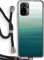 Case Company® - Xiaomi Redmi Note 10 Pro hoesje met Koord - Ocean - Telefoonhoesje met Zwart Koord - Bescherming aan alle Kanten en Over de Schermrand