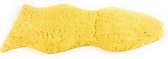 vloerkleed Jozias 30 x 50 cm fleece geel