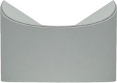 peper-/zoutbakje Phold 1 siliconen 7,5 x 7,5 cm grijs