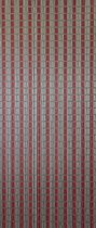 vliegengordijn Banen hulzen 232 x 100 cm PVC grijs/rood