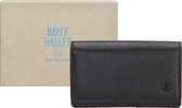 Happy Wallet Colourful Portemonnee - Zwart