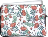 Geschikt voor Apple iPad Air 2022 Tablet Hoes - Poppy Roses - Designed by Cazy