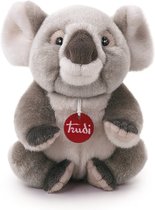 Trudi Classic Knuffel Koala 20 cm - Hoge kwaliteit pluche knuffel - Knuffeldier voor jongens en meisjes - Grijs - 15x20x12 cm maat S