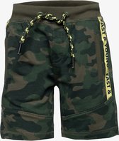 TwoDay jongens sweatshort met camouflage print - Blauw - Maat 98/104