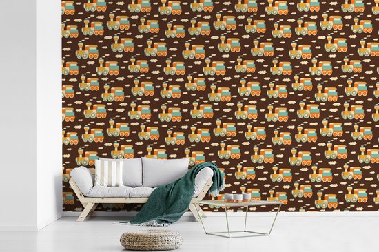 Papier peint - Motifs Papier peint photo - Train - Vintage - Largeur 330 cm x Hauteur 220 cm