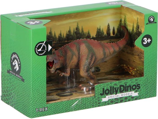 JollyDinos - T-REX (RED) - dinosaurus speelgoed - dinosaurus - dino - JollyAnimals