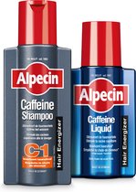Alpecin Cafeïne Shampoo and Hair Tonic | Voorkomt haaruitval en ondersteunt de haargroei | Voor alle haar en hoofdhuid types
