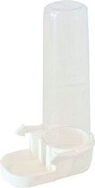 drinkfontein vogels 7 x 5,5 x 13 cm wit/transparant