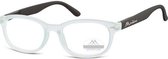 leesbril rechthoekig transparant sterkte +2,50 (box70)
