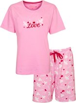 Tenderness Dames Shortama Roze TESAD1121A - Maten: L