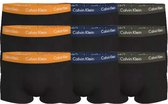 Calvin Klein 9-pack boxershorts low rise trunk orange/blue shadow/green