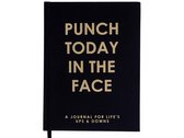 dagboek Punch self-care 20 x 15 cm zwart