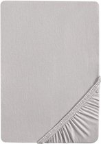 hoeslaken wieg junior 40/45 x 90 cm katoen grijs