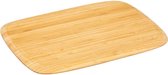 Snijplank rechthoek 40 x 30 cm van bamboe hout - Serveerplank - Broodplank