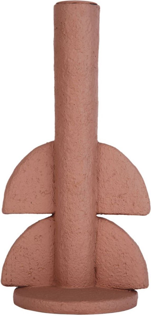 Present Time Kandelaar Half Bubbles - Terracotta - 11x9,5x22cm - Modern