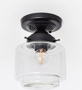 Art Deco Trade - Plafonnière Getrapte Cilinder Small Helder Moonlight