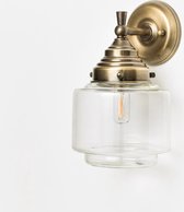Art Deco Trade - Wandlamp Getrapte Cilinder Small Helder Royal Brons
