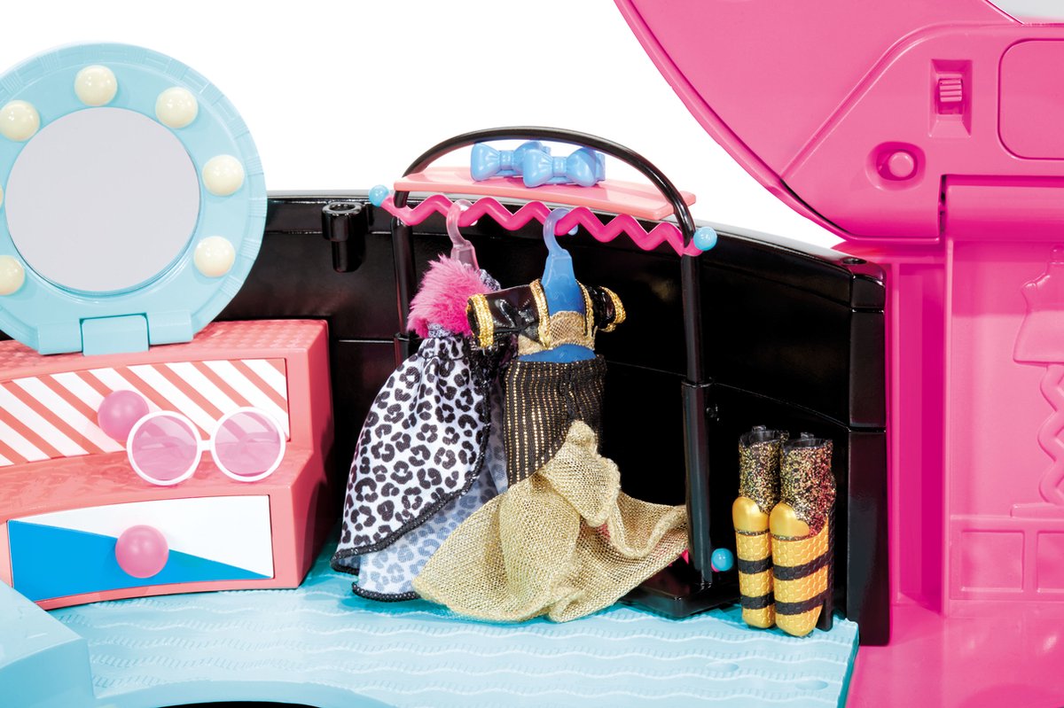 L.O.L. Surprise! Haarkralen Salon Speelset - Met Pop, 100 Kralen, Spiegel En Accessoires - Voor Kinderen Vanaf 4 Jaar