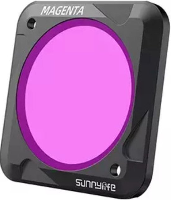 50CAL Actioncam Camera Lens Filter geschikt voor DJI Action 2 Paars