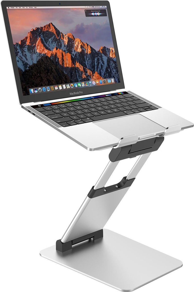 Ergonomische Laptop Standaard Verhoger - LB-569 - Zit Sta Bureau Stand - Inklapbaar en Verstelbaar - Aluminium Laptop & Macbook houder – Opvouwbaar