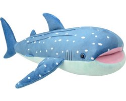 Wild Planet Pluche walvishaai - haaien knuffel - 42 cm - onderwaterdieren