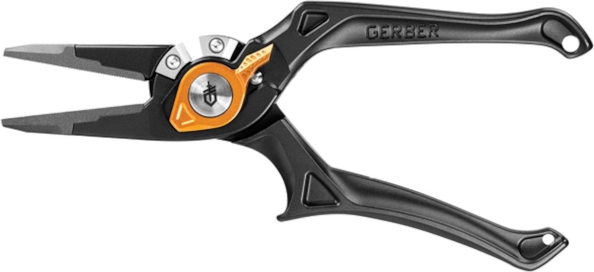 Gerber tang voor het vissen Magniplier 7.5" - Zwart met Oranje
