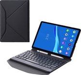 Tablet Toetsenbord Hoes geschikt voor Lenovo Tab M10 Plus 10.3 inch - Met Draadloos Bluetooth Keyboard en Stylus pen houder - Zwart