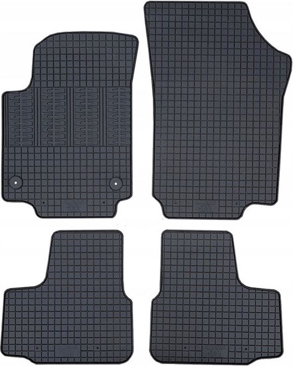 Rubber matten passend voor Volkswagen e-Up / Skoda e-Citigo / Seat e-Mii 2019- (4-delig + montagesysteem)