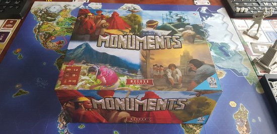 Thumbnail van een extra afbeelding van het spel Monuments Deluxe Bordspel - Nederlands
