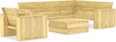 Medina 3-delige Loungeset geïmpregneerd grenenhout