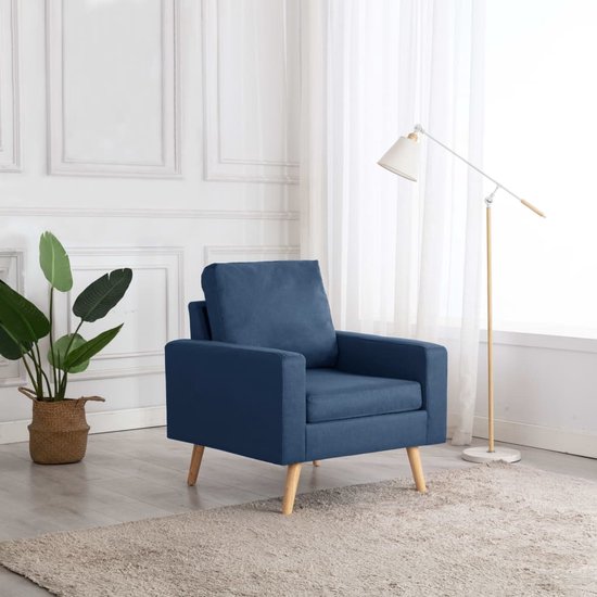 Medina Fauteuil stof blauw