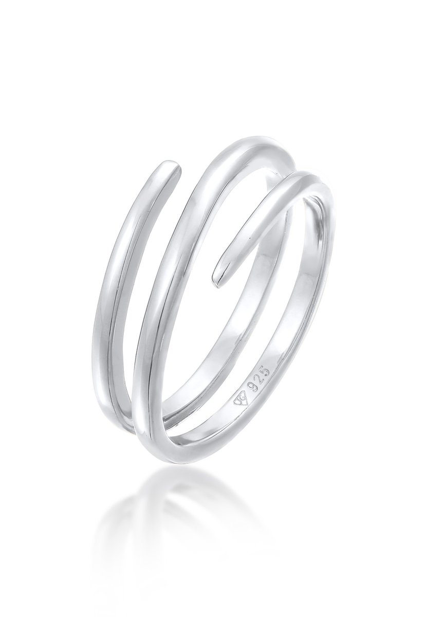 Elli - Ring - Dames Statement Filigraan Gewikkeld in 925 Sterling Zilver - Dames