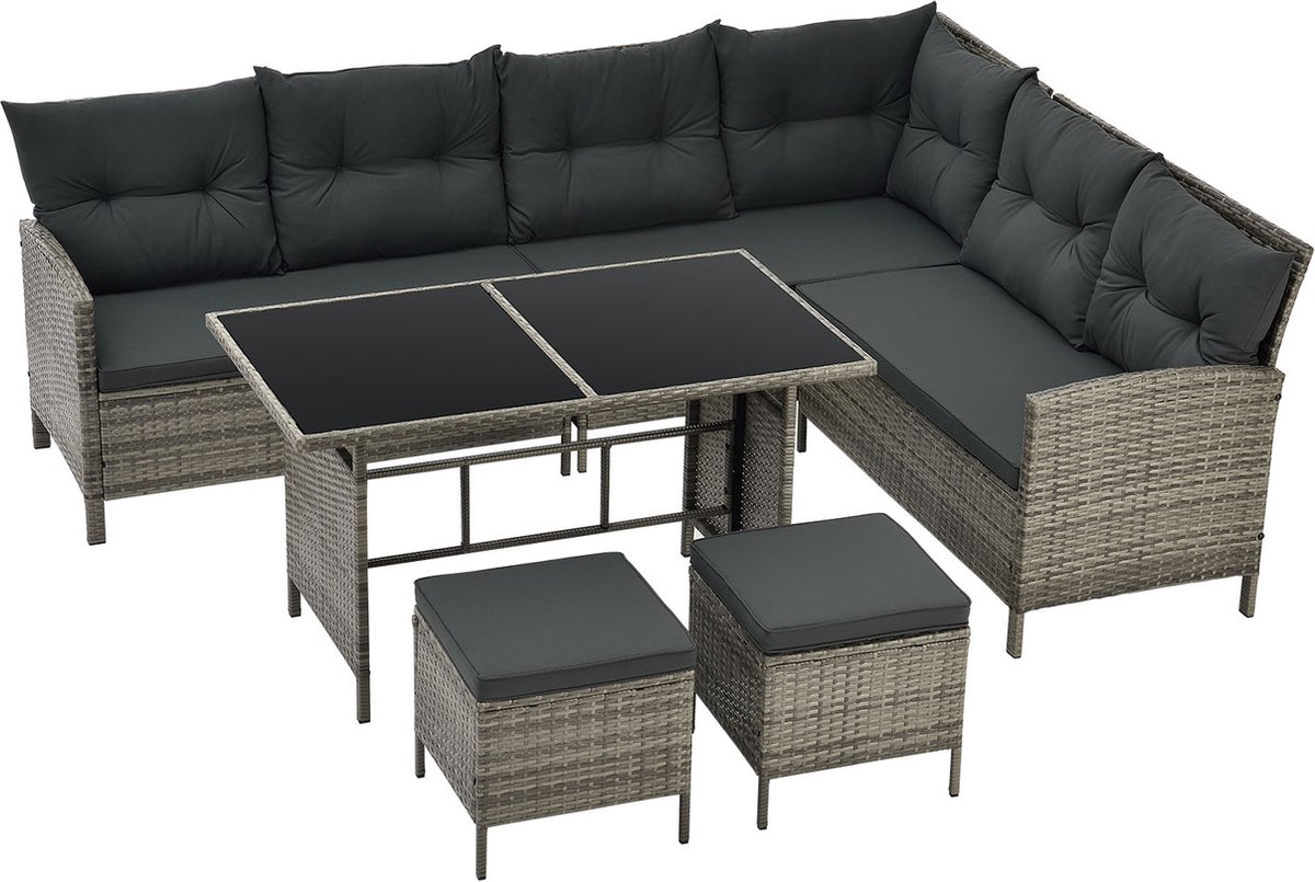 Juskys Polyrotan Loungeset - Manacor thumbnail 6