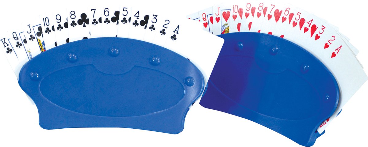 Speelkaarten houder - Blauw - Set van 2 - Aidapt