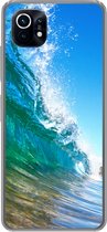 Geschikt voor Xiaomi Mi 11 hoesje - Een close-up van een golf die breekt voor de kust van Hawaii - Siliconen Telefoonhoesje