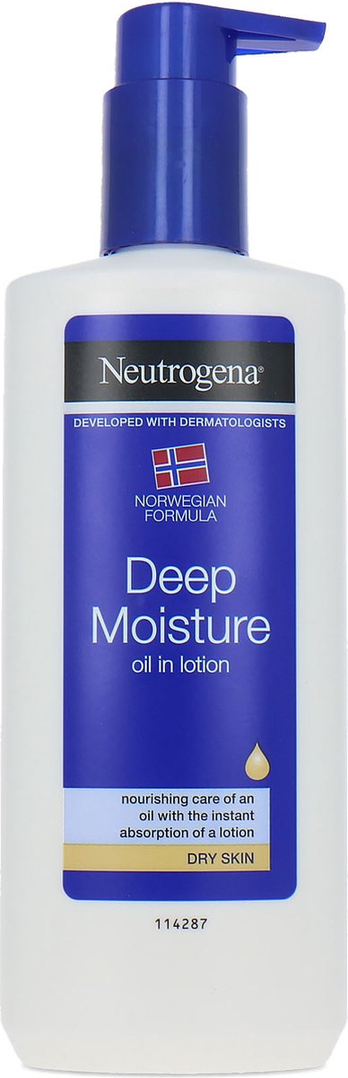 Neutrogena Deep Moisture Oil In Lotion Body Lotion - 250 ml (voor droge huid)