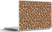 Laptop sticker - 17.3 inch - Patroon - Luipaard - Vacht - 40x30cm - Laptopstickers - Laptop skin - Cover