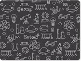 Bol.com Muismat - Mousepad - Scheikunde - Symbool - Patronen - 23x19 cm - Muismatten aanbieding